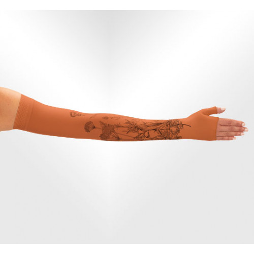 DreamSleeve Wild Flower Henna Cinnamon Print by Juzo